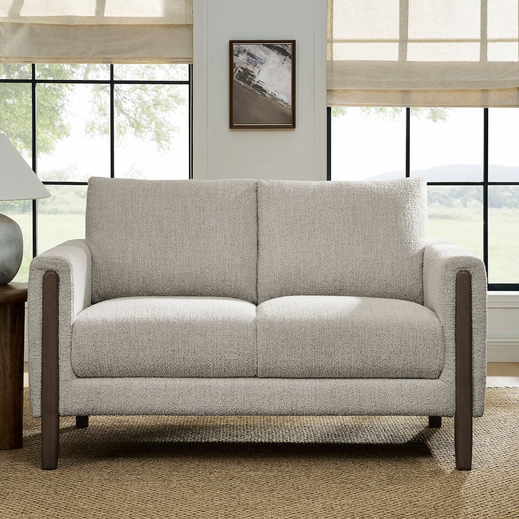 Hawken Boucle Fabric Loveseat