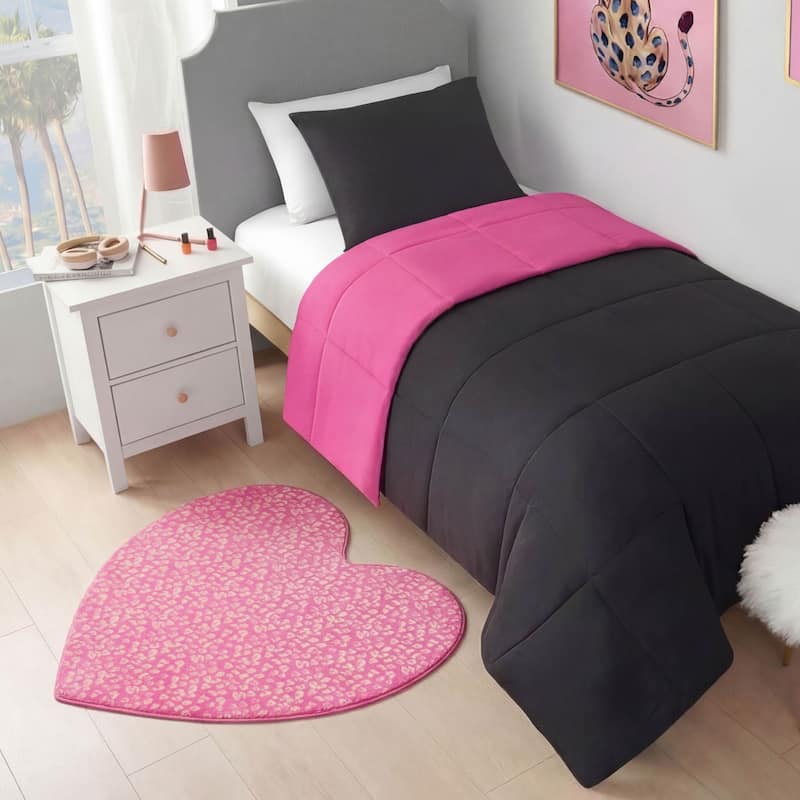 Juicy Couture Metallic Leopard Plush Rugs