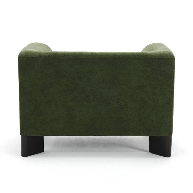 Modern Upholstered Arm Club Chair