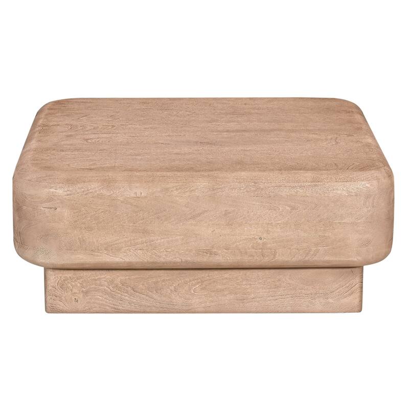 Bruno Modern Mango Wood Square Coffee Table