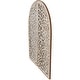 preview thumbnail 3 of 22, Brown Wooden Handmade Arched Floral Wall Decor with Intricate Carvings (Set of 2)