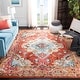 preview thumbnail 17 of 161, SAFAVIEH Monaco Lillie Boho Medallion Distressed Area Rug 12' x 18' - Orange/Light Blue
