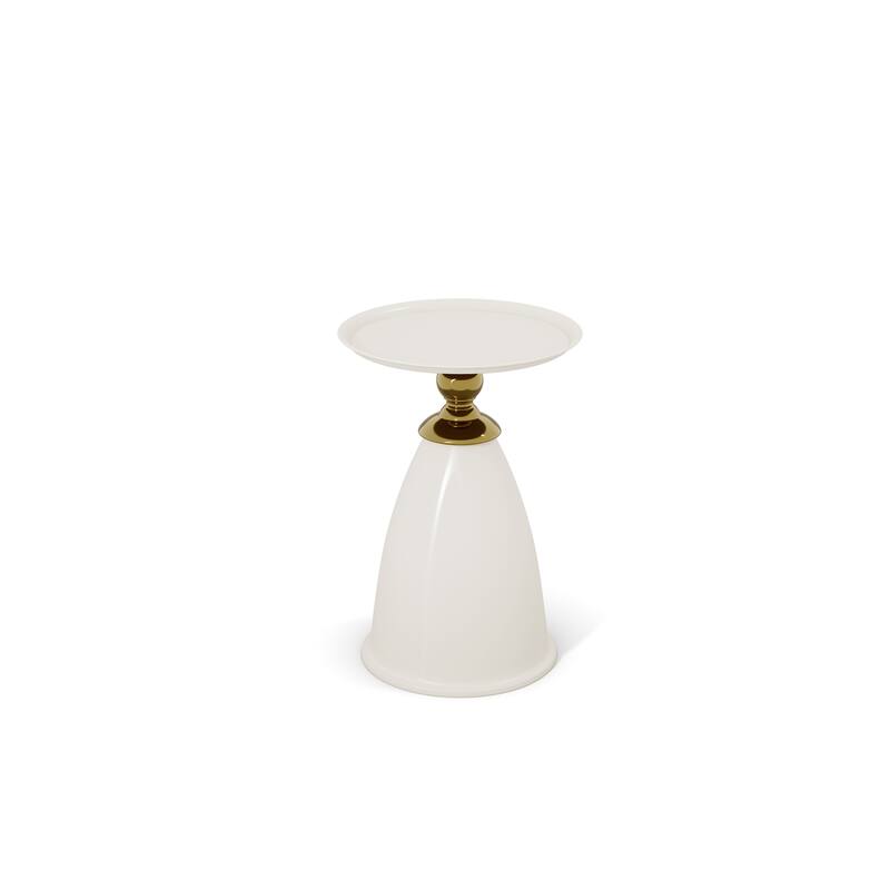 Minimalist Round Side Table For Small Space
