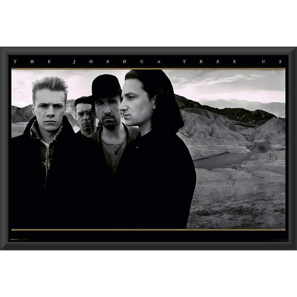U2 - The Joshua Tree Framed Art Poster - 24 x 36 Inch
