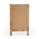 preview thumbnail 6 of 7, Corfu 6 Drawer Natural Raffia Double Dresser