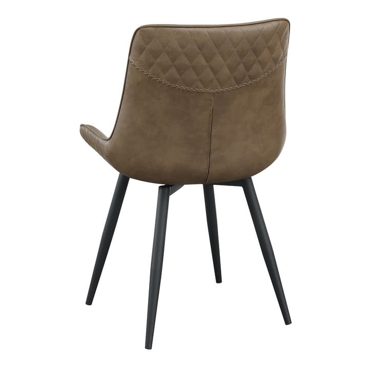Brassie Upholstered Swivel Dining Side Chair (Set of 2)