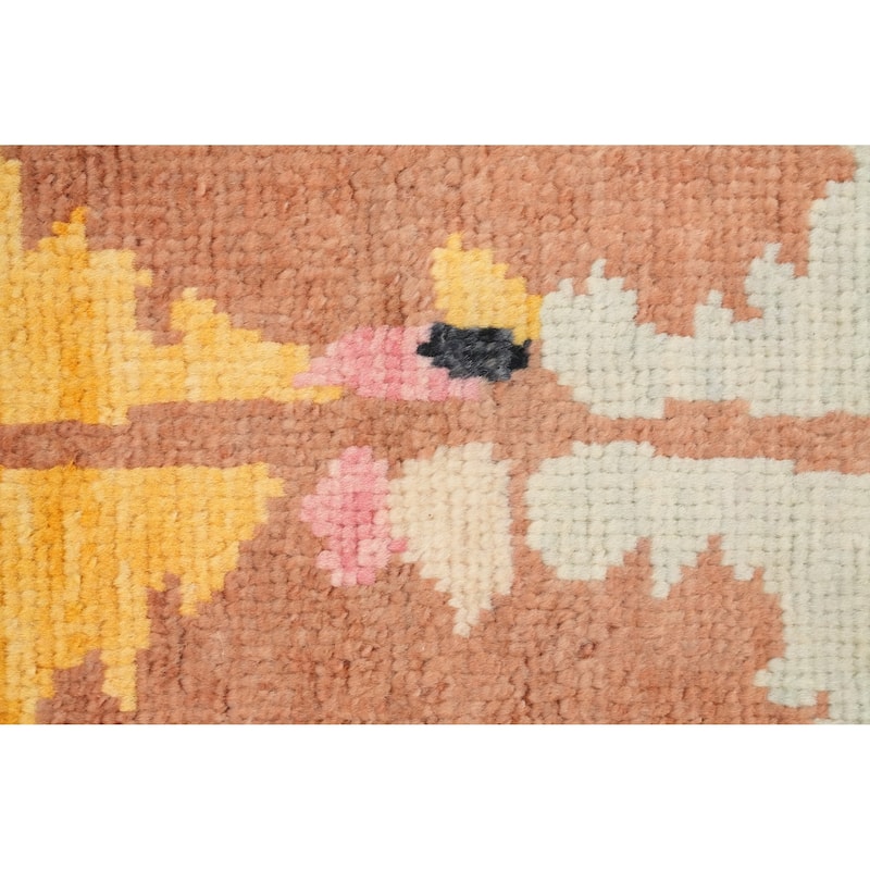 Hand Knotted Oriental 100% Wool Carpet Modern Geometric Multi-Colored Gabbeh Area Rug - 8' 10'' X 6' 1''