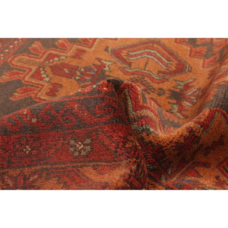 ECARPETGALLERY Hand-knotted Teimani Brown Wool Rug - 3'0 x 4'11