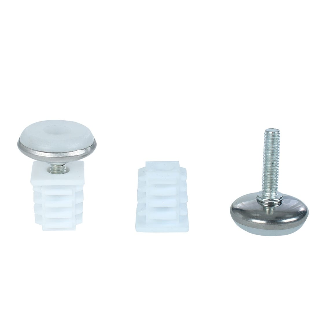8 Kits De Pieds De Nivellement Ajustables – Insert Tube Carré 19x19mm – Uxcell