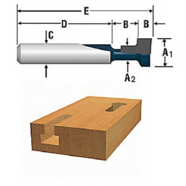 Vermont American 23160 Carbide Tipped Flush Trim Router Bit 3//8/" x 9//16/"