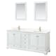 Option White, Gold Trim, Giotto Quartz Top