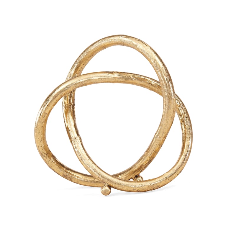 Danya B. Gold Eternal Loop Metal Sculpture