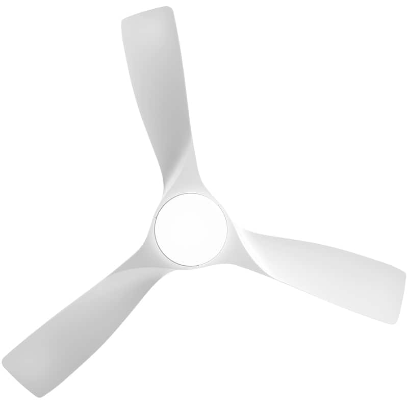 Sofucor 54Inch Modern Ceiling Fan with 3 ABS Blades,6 Speeds, Remote Control,3 Color Dimmable LED Light,Intelligent Control