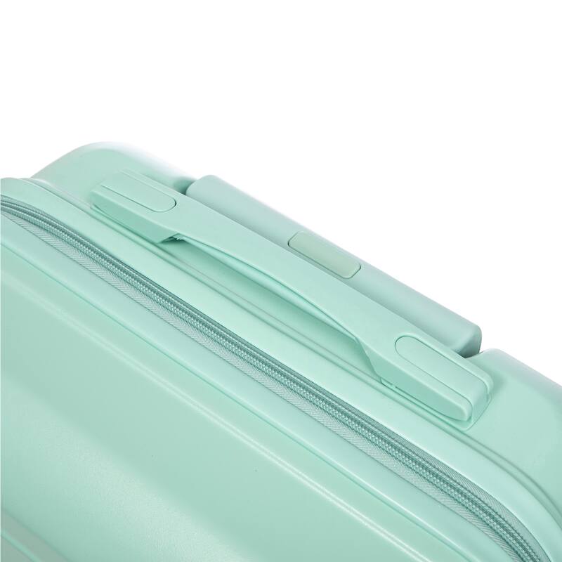 20 Inch ABS Hard Shell Travel Checked Luggage, Scratch Resistant Surface Four Multi-Directional Wheels, With Combination Lock