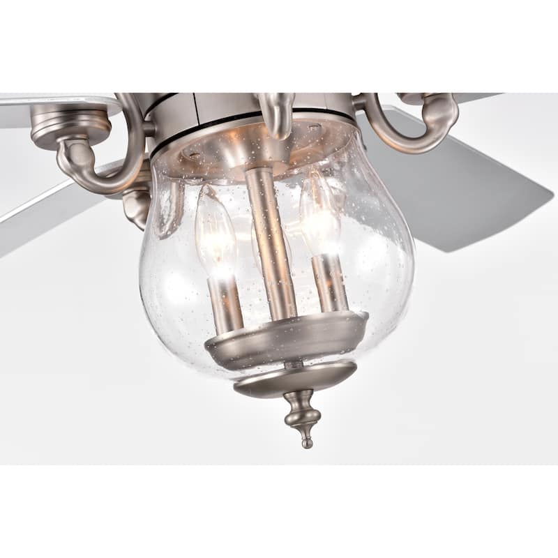 Anisma Anna 28 Inch Mid-Century Modern Style Lighted Ceiling Fan with Remote
