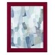preview thumbnail 117 of 138, Dusky Gale II -Framed Print w/glass-Cherry Red 9x11 - Red