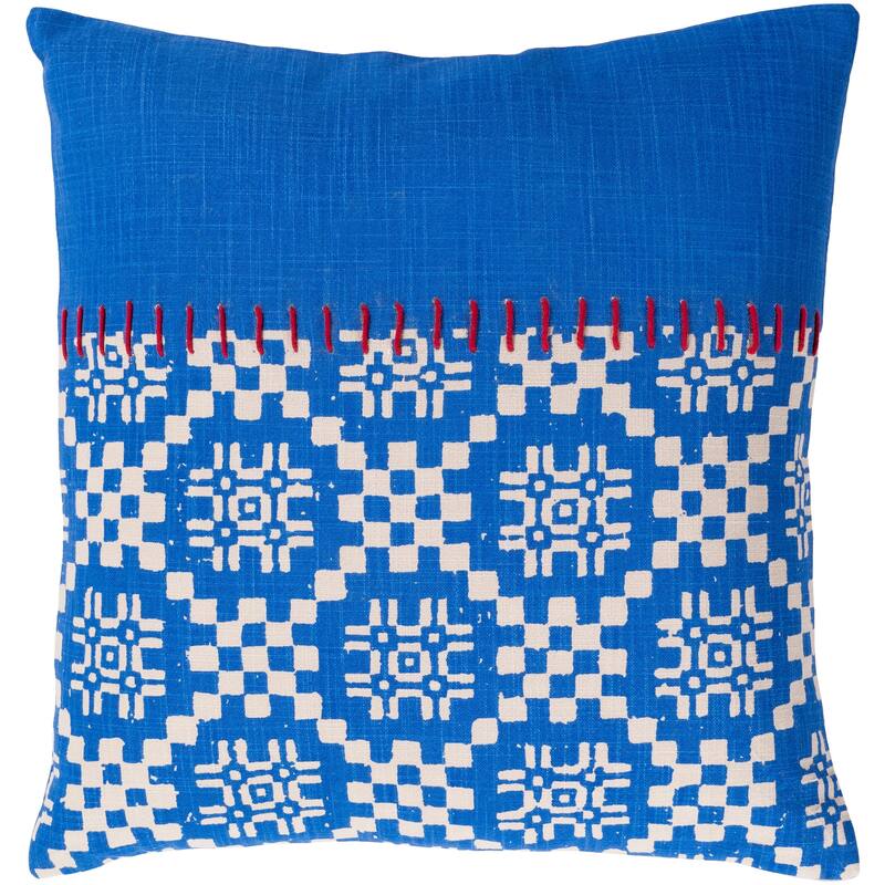 Decorative Turner Blue 18inch Throw Pillow Cover Bed Bath & Beyond
