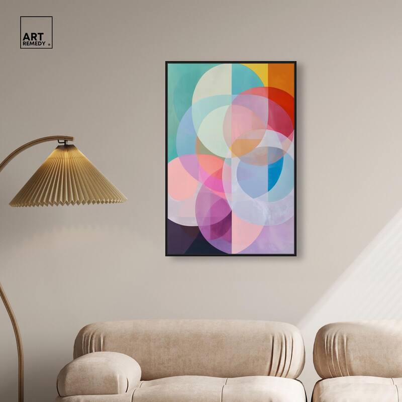 Oneiric Circles II Canvas by Art Remedy