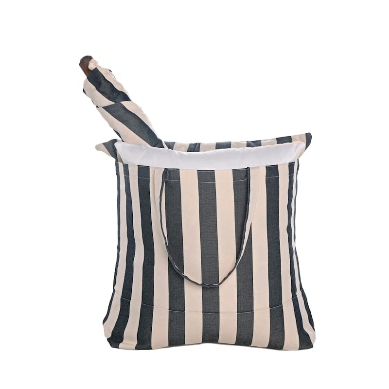 Magnolia Casual Swing Set 4 piece - True Black Stripe w/ Avocet Bird in Water