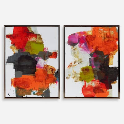 Uttermost Tried And True Framed Abstract Art, Set of 2