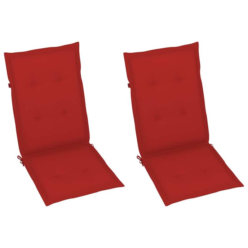 vidaXL Rocking Chair with Cushions Solid Acacia Wood