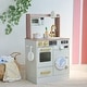 preview thumbnail 30 of 40, Teamson Kids Little Chef Lake Tahoe Wooden Play Kitchen - Washer & Mini Garden