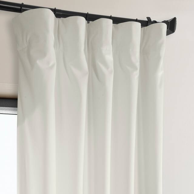 Exclusive Fabrics Heritage Plush Velvet Curtain (1 Panel)