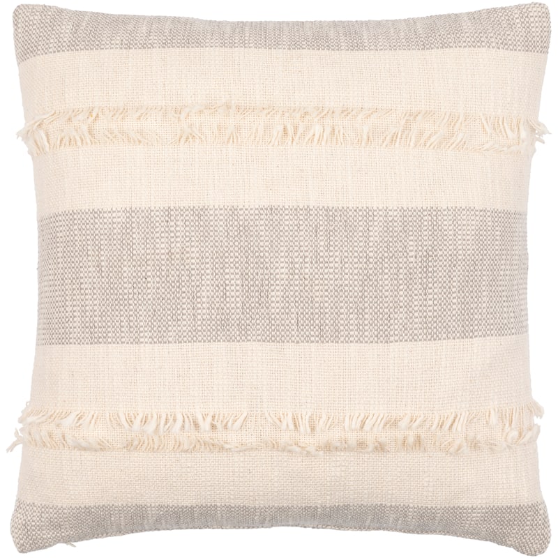 Roberta Striped Farmhouse Throw Pillow
