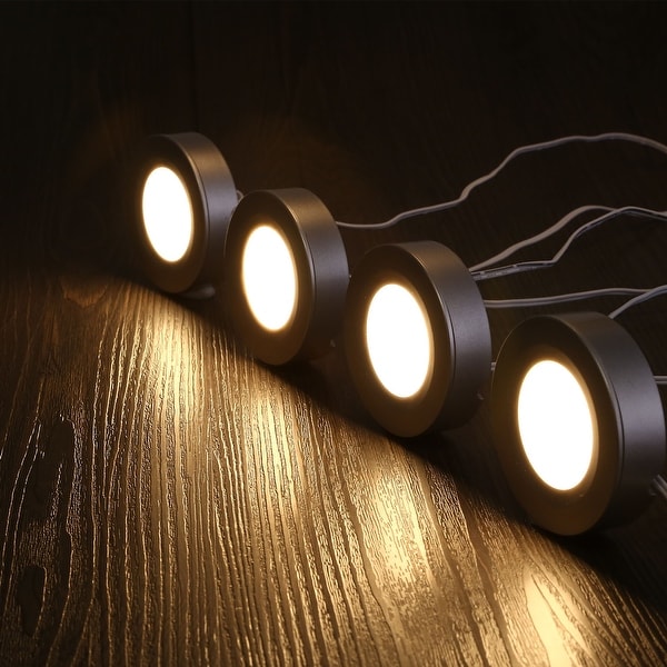 Shop Silver Colored LED Puck Lights, Under Cabinet ...