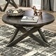 preview thumbnail 3 of 10, Furniture of America Starella Rustic Round 3-Piece Coffee Table Set