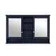 preview thumbnail 30 of 95, Modern Surface Mount Solid Wood Framed Medicine Cabinet With Mirror and Shelves