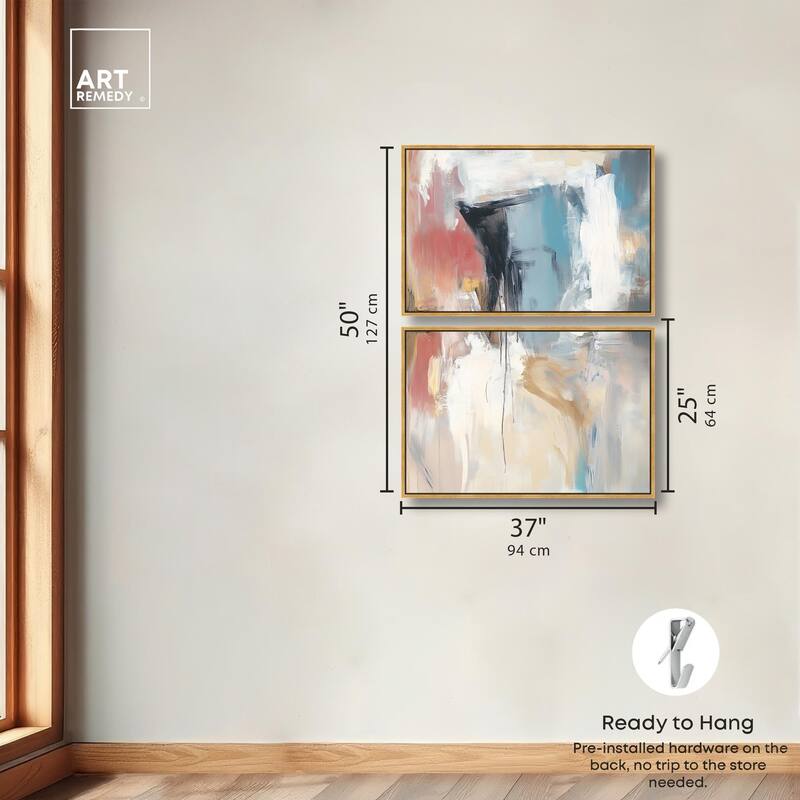 Sanctuary IV Canvas Set of 2 by Art Remedy