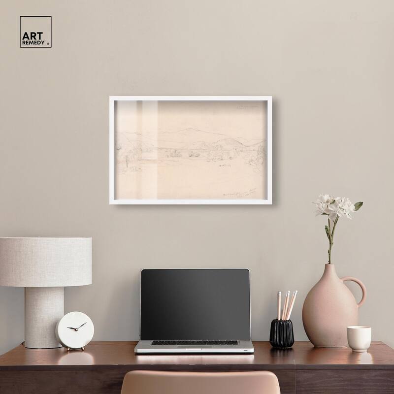 Study for View Mt. Washington Shadowbox by Art Remedy
