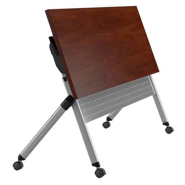 72w Folding Training Table With Wheels By Bush Business Furniture On Sale Overstock 30428328