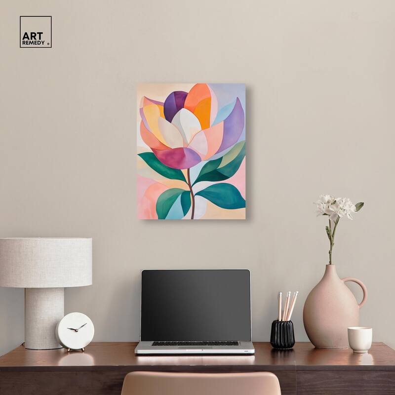 Magnolia in Color II Canvas by Art Remedy, Gallery Wrapped