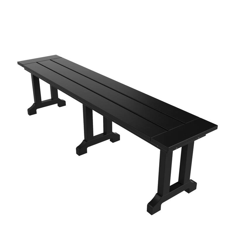 Laguna Hdpe All Weather Outdoor Patio 65" Bench