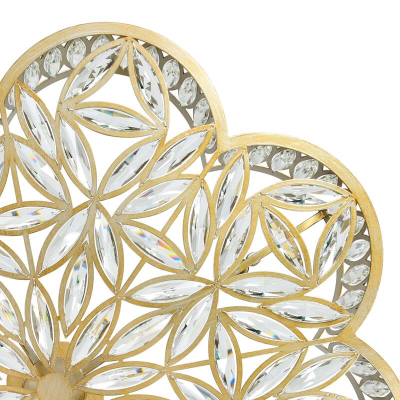 Nova 6 Light Chandelier With Champagne Finish