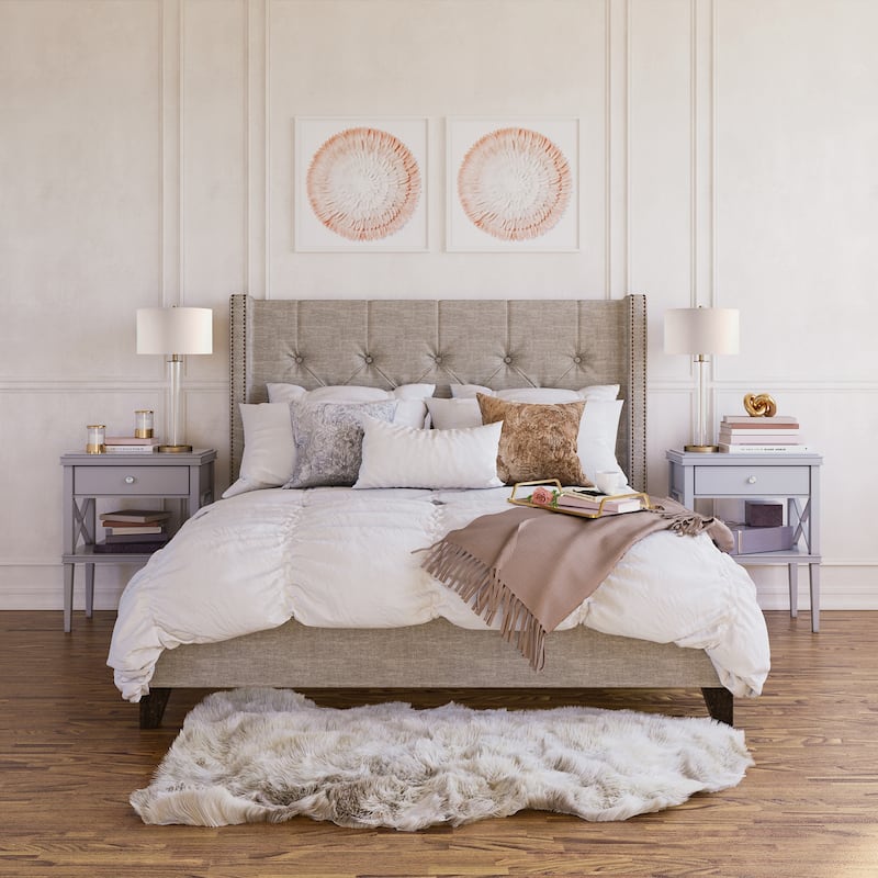 Harlow 29" Tall Table Lamp with Fabric Shade