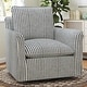 preview thumbnail 1 of 12, Swivel Accent Chair Swivel Barrel Reading Chair with Thick Padded Backrest Cushion Dark Blue