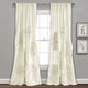 preview thumbnail 31 of 34, Silver Orchid Ince Flora Curtain Panel 95 x 54 - Ivory