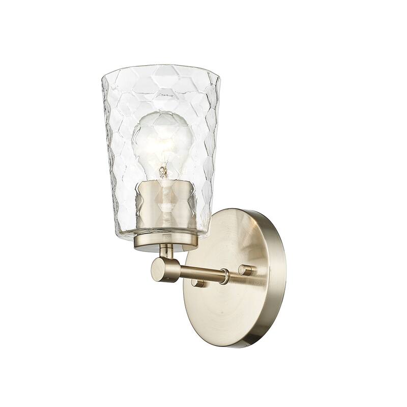 Millennium Lighting Ashli 1 Light Sconce with Clear Honeycomb Glass Shades