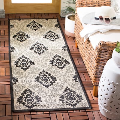 SAFAVIEH Courtyard Willene Boho Indoor/ Outdoor Waterproof Patio Backyard Rug