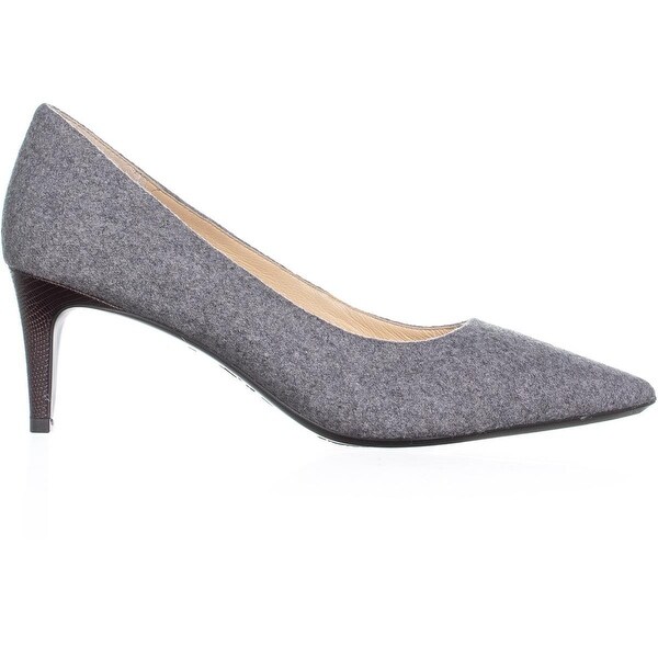 light grey kitten heels