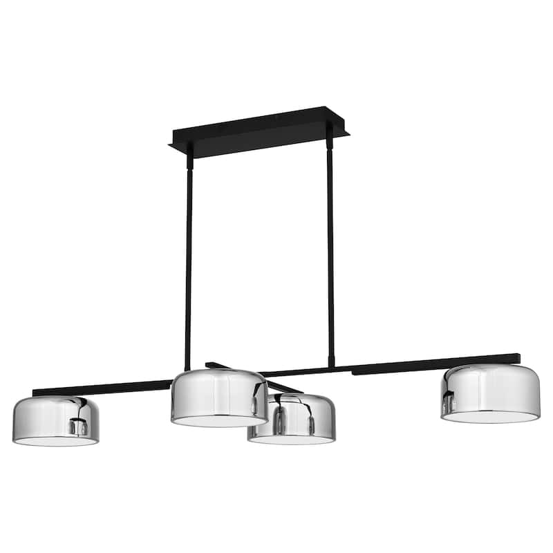 Gabriel Integrated LED Matte Black Island Light