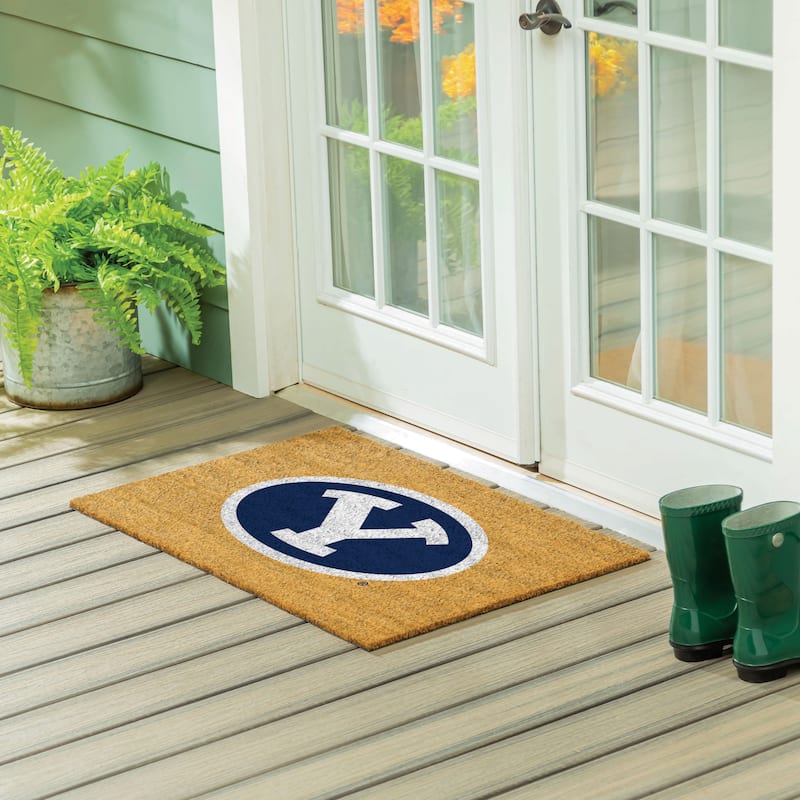 Brigham Young University Full Color Indoor/Outdoor Coir Mat - 36" x 24"