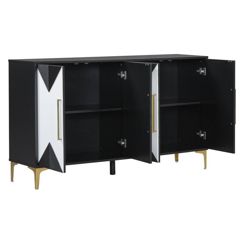Unique Features of a Four-Door Cabinet