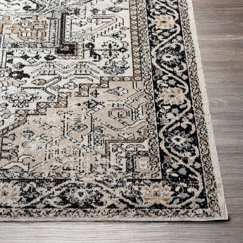 Livabliss Dorinda Traditional Washable Machine Washable Area Rug