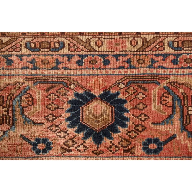 Pre-1900 Antique Malayer Persian Area Rug Handmade Large Wool Carpet - 10'4" x 16'9"