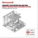 preview thumbnail 10 of 15, 62" Honeywell Kildee Outdoor Ceiling Fan with Color Changing Light, Remote Control - 62 Inches