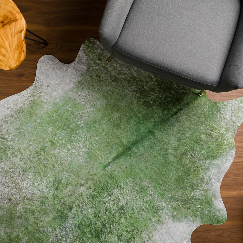 Addison Rugs Cheyenne Colorful Cowhide Print Non-Skid Area Rug